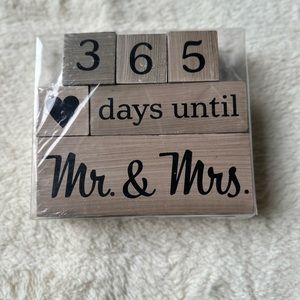 Wedding Countdown Blocks